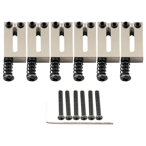 Amazon.co.jp: Musiclily Ultra 10.5mm ギター用Off-set ブラスサドル