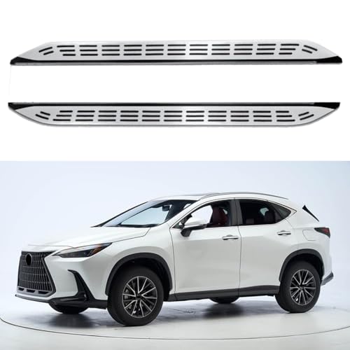 2PCS estribos laterales de aluminio para Lexus NX 2022-2024
