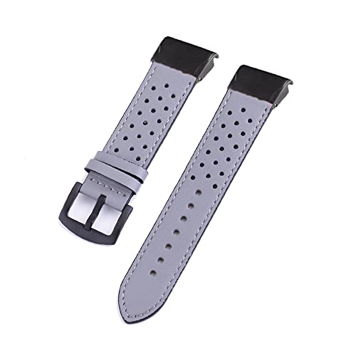 Bracelet en cuir pour Garmin Fenix 7 et 6 Pro élégant de 22mm