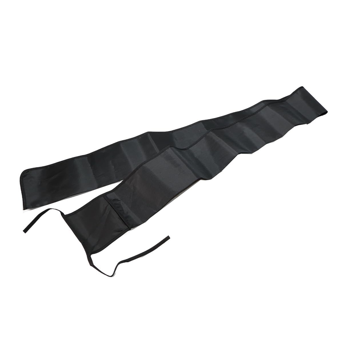 FONGKNOX 2 PCS Fishing Rod Storage Bag,10x140cm Waterproof Oxford Cloth Fishing Rod Bag Cover,Black