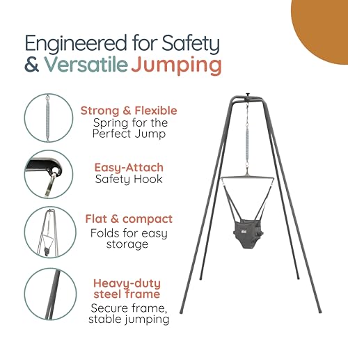 Image of Jolly Jumper Elite Baby Exerciser - Grey