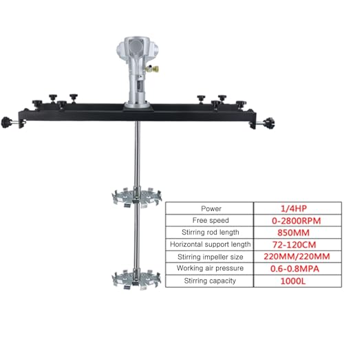 Mélangeur d'air pneumatique à lames pliables pour barils de fluide - 2