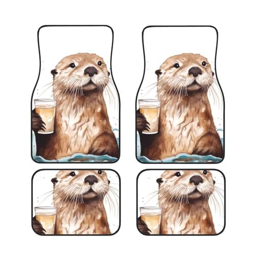 Tapis de sol voiture universels lot de 4 pour protection avant et arrière toutes saisons