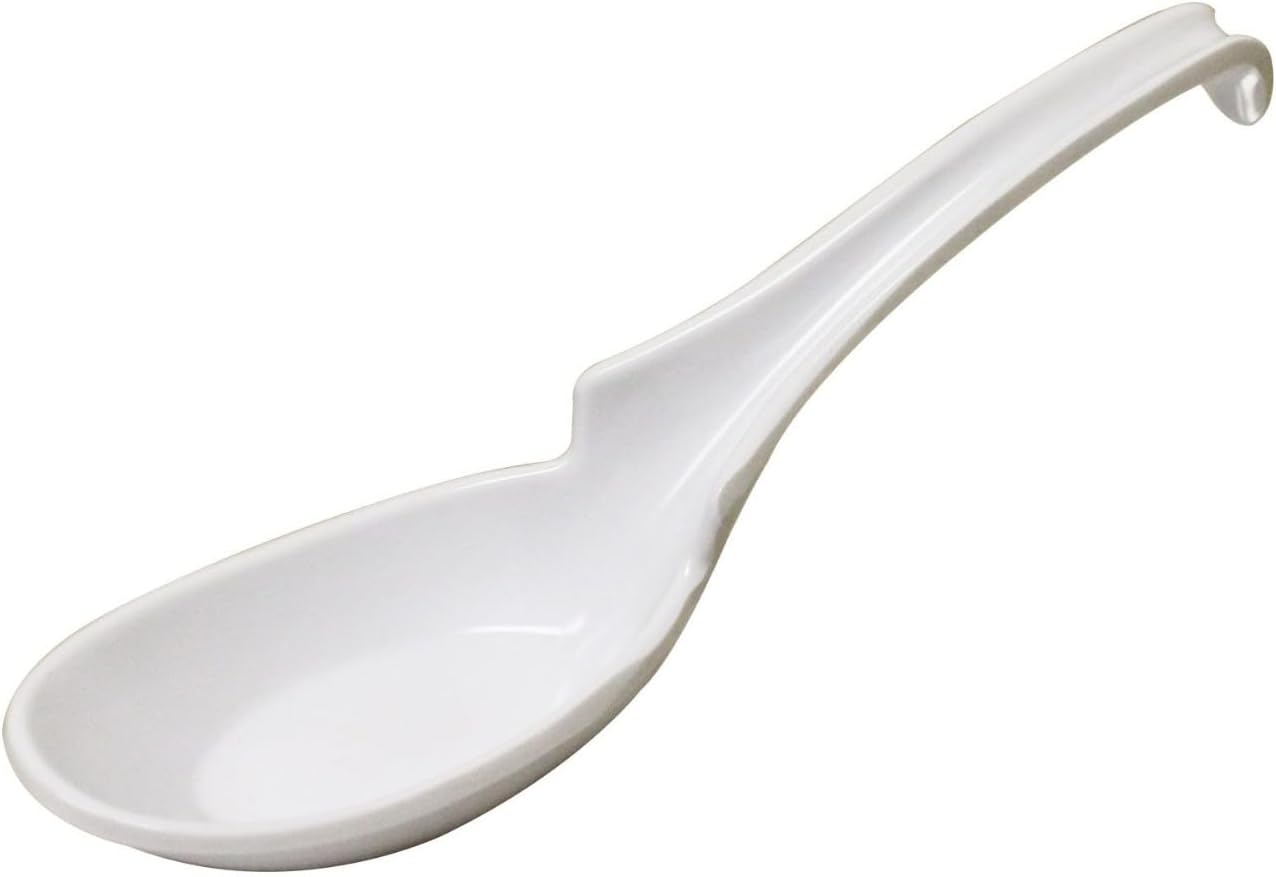 TrueCraftware- 1 oz Soup Spoon Imperial Dinnerware Melamine Set of 12- Dishwasher Safe Reusable Serving Spoons Dinnerware Soup Spoons Kitchen Utensil for Soups Stews & Sauces