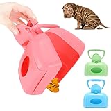 Accesorios de plástico para caminar perros. Conveniente cucharada de caca de Mascota, recoger los residuos de su mascota sin agacharse.