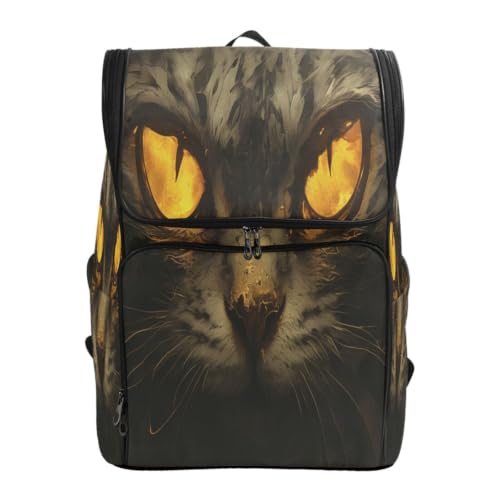 Sac à dos chat cool de dessin animé pour le collège et les sorties des jeunes