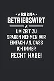 Ich Bin Betriebswirt Um Zeit Zu Sparen Nehmen Wir Einfach An, Dass Ich Immer Recht Habe: Notebook Notizbuch College Liniert Journal Linien Din A5 150 ... I Skizzenbuch I Betriebswirt Geschenk
