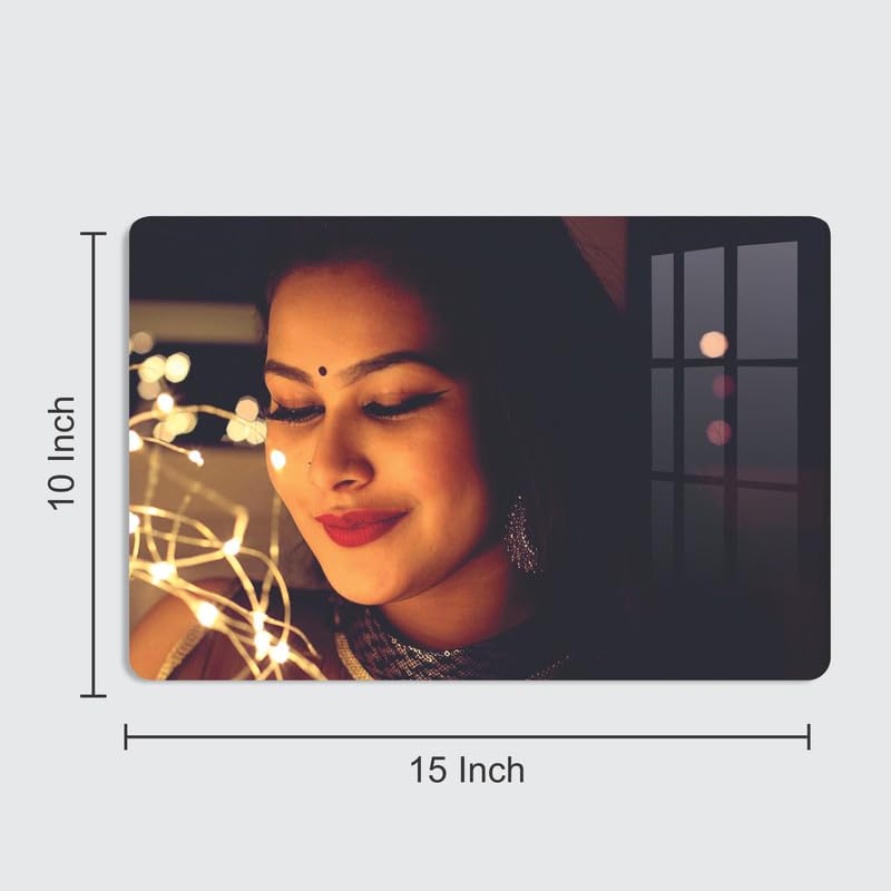 Image of Giftplease Customized Acrylic Photo Frame | Personalized Wall Mount Frame with Photo | Birthday, Anniversary Customized Gift | Acrylic Photo Frame Personalized | Frame | Custom Gift for Loved Ones