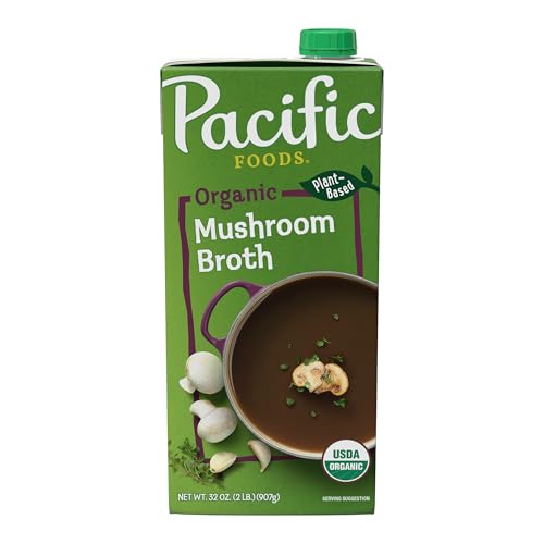 Pacific Foods Organic Mushroom Broth, 32 oz Carton