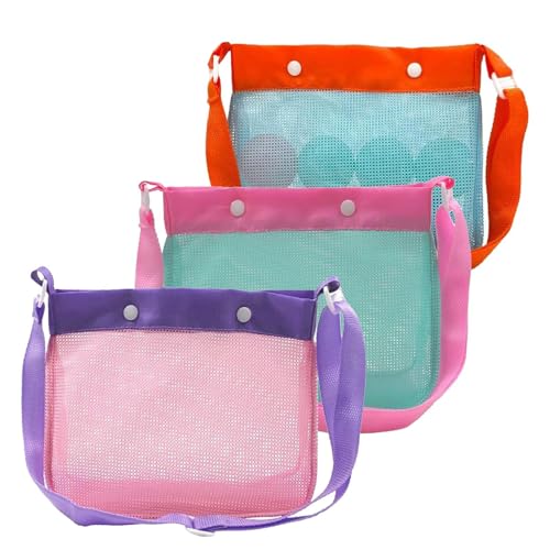 Beach Tote Bag   11.8x9.8x3.9 Inches Mesh Beach Bag | Beaches Toy Toiletries Bags | Beâch Tote Bags | Lightweight Beâch Bâg | Waterproof Large Mesh Pouch | Reusable Toy Organizer