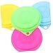 LIOOBO Silicone Pet Can Covers 6 Pack Dog Food Can Lids Covers Reusable Sealable Random Color