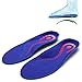 iFitna La semelle intérieure de soutien de la voûte plantaire élastique confortable peut absorber les chocs et réduire la douleur au talon,Bleu Marine-Taille 40-41