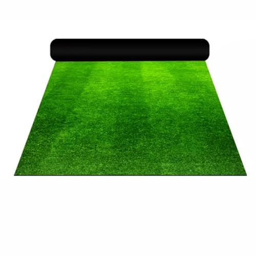 Realistischer Kunstrasen, 3 m x 5 m, Premium-Astro-Rasen-Teppichmatten, 20 mm Florhöhe, natürliches Aussehen, für den Innen- und Außenbereich, langlebige Kunstrasenunterlage (Größe: 1 x 3 m)