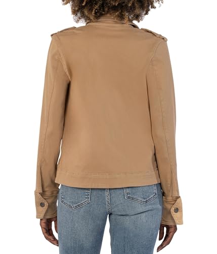 KUT from the Kloth Amanda Boxy Jacket -Frt Flaps Pockets-Frt Zipp-In2