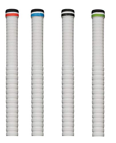 GM Dynamic Premium Cricket bat Grip : (Blue - White Color) Pack of 2