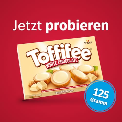 Toffifee White Chocolate – 1 x 125 g – Haselnuss in Karamell mit heller Creme und weißer Schokolade – ideal zum gemeinsamen Naschen und Teilen 2