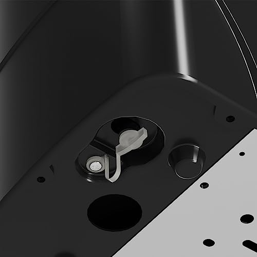 HOMCOM Ice Maker Machine - Self-Cleaning Ice Cube Maker with LCD Screen, 9 Cubes Ready in 8 Minutes, 12kg Daily Production - Black - Image 8