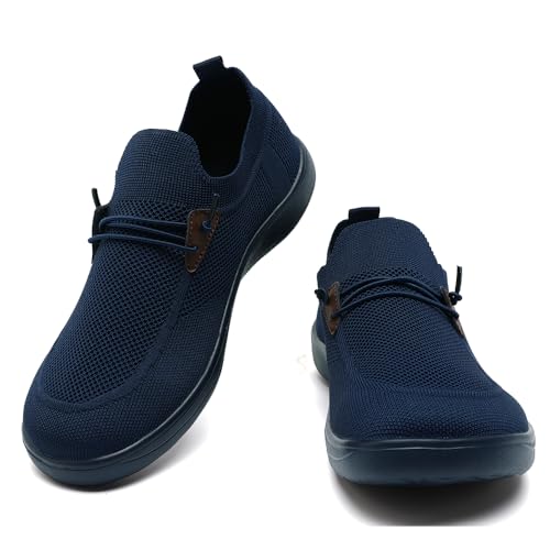 Image of EGMPDA Mens Slip on Loafers Boat Shoes Non Slip Walking Sports Shoes Driving Shoes Casual Office Shoes Gym Lightweight Comfortable Shoes