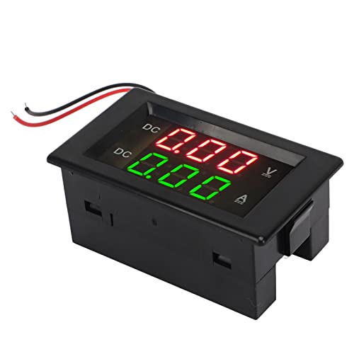 Voltímetro amperímetro digital de alta precisión con pantalla impermeable dual LED 2