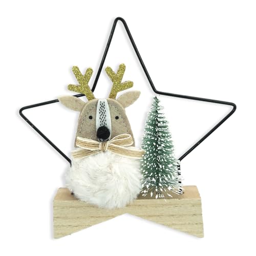 Holz Weihnachtsdekoration Innen Weihnachtsbaum Hirsch Dekoration Frohe...