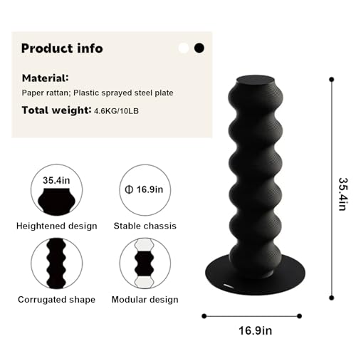 Rascador grande para gatos con altura ajustable 35.4in miniatura 2