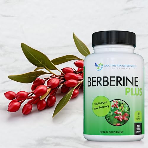 image for DOCTOR RECOMMENDED SUPPLEMENTS Berberine Plus 1200mg Per Serving - 120