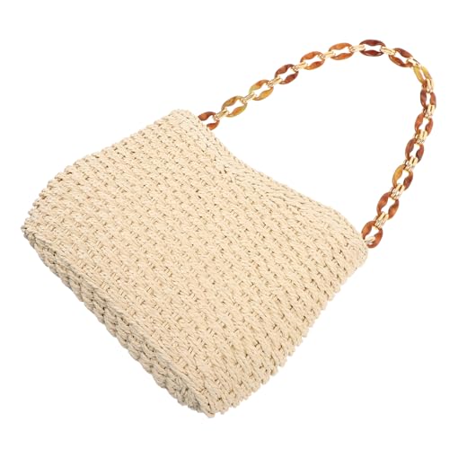 Sac cabas de plage tissé main pour femme grand sac bandoulière de voyage
