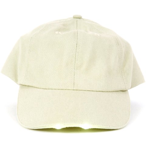 Coleman Khaki Powercap Hands-Free LED Flashlight Cap