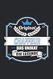 Original Chaffeur Das Unikat Die Legende: Notizbuch, Geschenk Buch mit 110 linierten Seiten