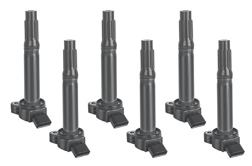 Ignition Coil Pack Set Of 6 Compatible With 2005-2019 Toyota Camry Rav4 Sienna 4Runner Avalon 2006-2018 Lexus Is250 Rx350 Es350 Is300 Is350 3.5L Replaces For Uf487 90919-A2002 90919-A2007 90919-02251 #TOP7