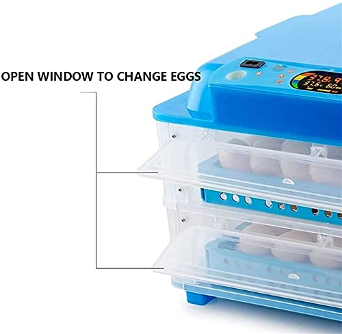 Digitale Automatische Incubators, Hatching Egg Incubator 128 Eieren Incubator Machine met LED Display Poultry Hatcher… - Afbeelding 5