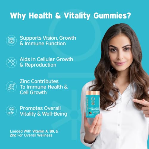 Image of Nutriburst Daily Vitality Combo: Multivitamin Gummies for Complete Nutrition + Ashwagandha Gummies for Mind Relax & Energy Boost | Supports Wellness, Immunity & Balance | No Added Sugar (Pack of 2X60)