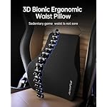 AutoFull C3 Gaming Chair, Racing Style Gaming Chair with Ergonomic Lumbar Support,Adjustable High Back PU Leather PC Chair with Footrest,Brown - Image 4