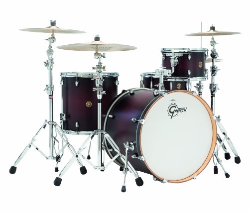 Gretsch Drums Catalina Maple CM1-E824SSDCB 4-Piece Drum Shell Pack, Satin Deep Cherry Burst