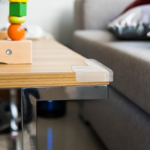 Image of PartyKindom Protectors for Furniture: Rubber Protector Strips for Sharp Edge, Clear Furniture Edge and Corner Guard Strips, 6 Meter Baby Proofing Edge Protector Strips Safety Corner Edge