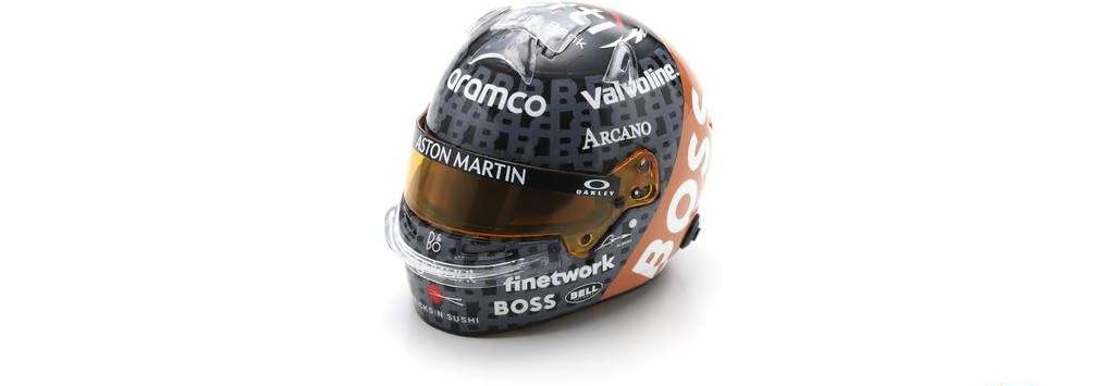SPARK 1/5 Casque Fernando Alonso British GP 2024 5HF164