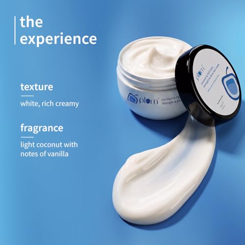 Image of Plum Coconut Milk & Peptides Strength and Shine Hair Mask |100g