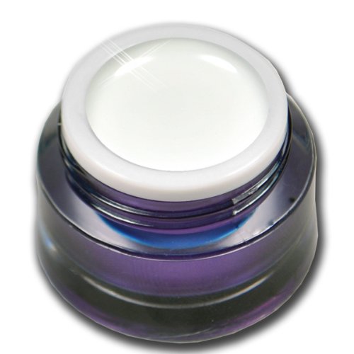 5ml Glossy Farbgel Snowwhite Weiss ohne Schwitzschicht Premium Colorgel RM Beautynails