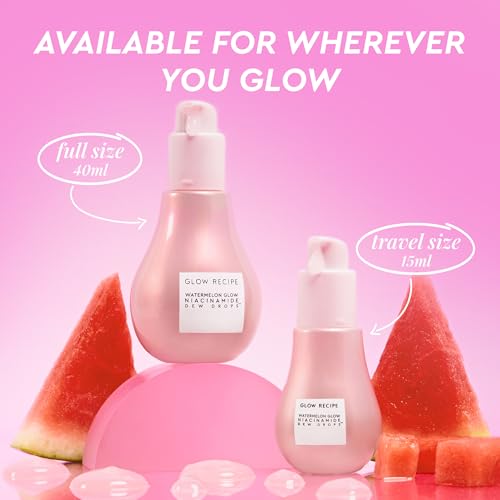 Image of Glow Recipe Stocking Stuffer Niacinamide Serum Dew Drops Ornament - Hydrating Face Serum & Illuminating Makeup Primer for Dewy, Glass Skin + Hyaluronic Acid for Plumping & Highlighting (15 ml)
