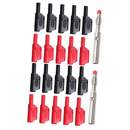 TEHAUX 20 Pçs Plugue Banana Fio De Alto-Falante Plugue Banana Pinos Conectores Plugues Banana Plugue
