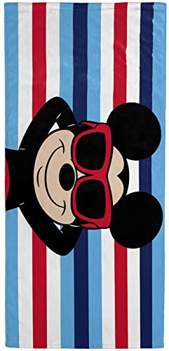 Jay Franco Disney Mickey Mouse Kids Beach Towel - 100% Cotton 28 x 58 in