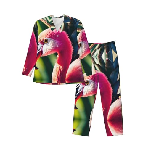 Pyjama long homme au toucher soyeux et finitions haut de gamme ajustables