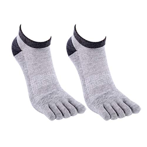 2 pares de meias esportivas com cinco dedos da Besportble, meias esportivas e esportivas para corrid
