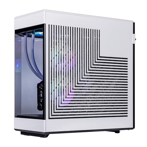 Image of Velztorm White Praetix 3D Custom Built Y60 Gaming Desktop PC (Radeon RX 7900 XT 20GB (Beats 4080) Liquid Cooled AMD Ryzen 7 9800X3D, 64GB DDR5, 8TB PCIe SSD, 1000W PSU, WiFi 7, Win 11 Home)