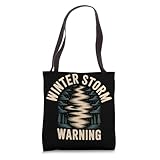 Winter Storm Warning Weather Meteorologist Alert |- Tote Bag