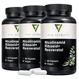 Vita Elements Complesso NAD+ - 80 capsule - Nicotinammide Ribo. - Set da 3