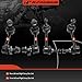 A-Premium Set of 4, Front & Rear Sway Bar Links Stabilizer Bar Links Kit, Compatible with Infiniti G35 2003-2007 & Nissan 350Z 2003