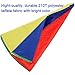 AMYESE 13ft Rainbow Parachute with 20 Handles for Kids Outdoor Party Games, Team Building Play Parachute Group Cooperative Team Game Toys, Family Get-Together Entertainment