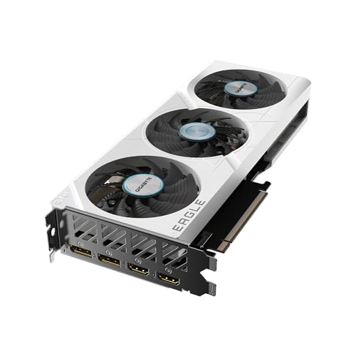 Image of GIGABYTE Geforce RTX 4060 Ti Eagle OC ICE 8G Pci E X8 Graphics Card, 3X Windforce Fans, 8GB 128-Bit Gddr6, GV-N406TEAGLEOC ICE-8GD Video Card