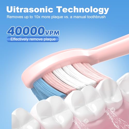 Image of JTF Electric Toothbrush for Adults with 5 Professional Modes & Smart Timer